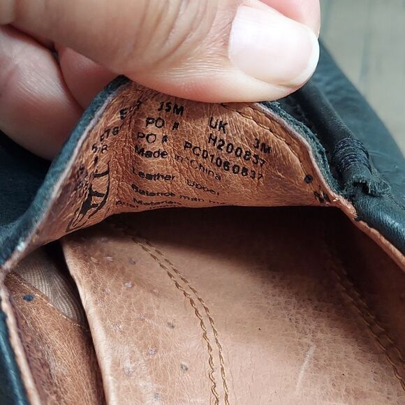 Ariat Black Pebbled Leather Mule Loafers Sz 5.5B - Picture 10 of 11